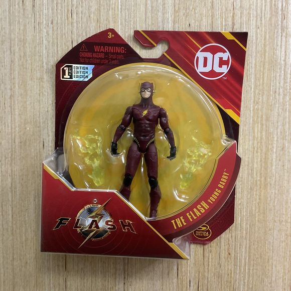 NEW DC The Flash (Young Barry) 1st First Edition Action Figure Spin Master 2023 - Picture 1 of 2
